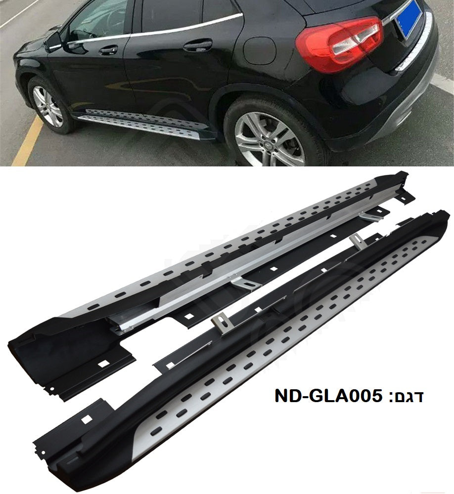 מדרכות צד לרכב מרצדס GLA מ 2014-2020 תושבות מקוריות לרכב דגם נקודות