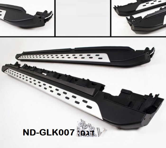 מדרכות צד לרכב מרצדס GLK X204 מ 2008-2015 תושבות מקוריות לרכב דגם נקודות