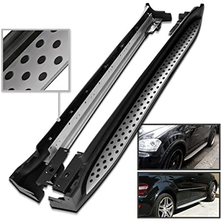 מדרכות צד לרכב מרצדס ML W164 2006-2013 תושבות מקוריות לרכב דגם נקודות