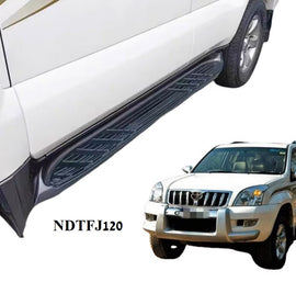 מדרכות צד לרכב טיוטה לנדקרוזר FJ120  מ 2003-2010 דגם מקורי מפואר תושבות מקוריות לרכב