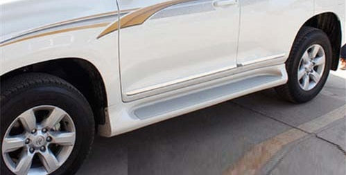 מדרכות צד לרכב טיוטה לנדקרוזר FJ150 מ2014 ומעלה תושבות מקוריות לרכב - דגם מקורי מפואר