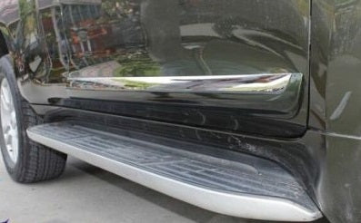 מדרכות צד לרכב טיוטה לנדקרוזר FJ150 עד 2014 תושבות מקוריות לרכב - דגם מקורי מפואר