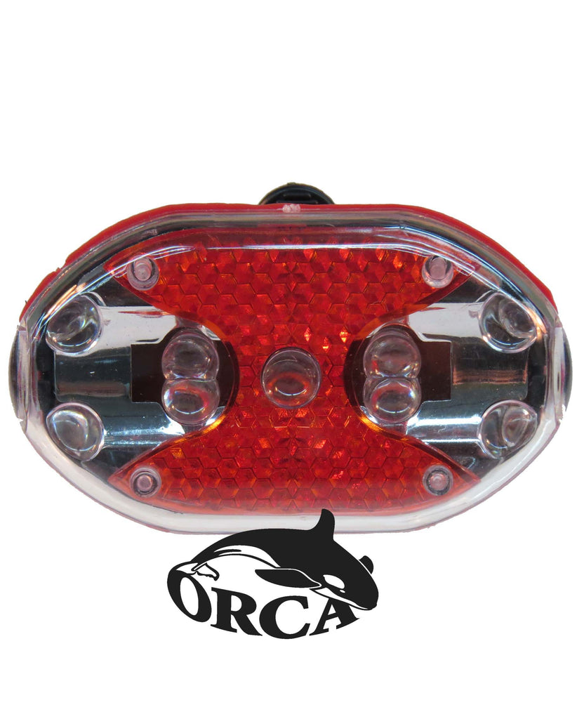 פנס אחורי לאופניים חשמליות 9 לדים ORCA תאורה חזקה במיוחד