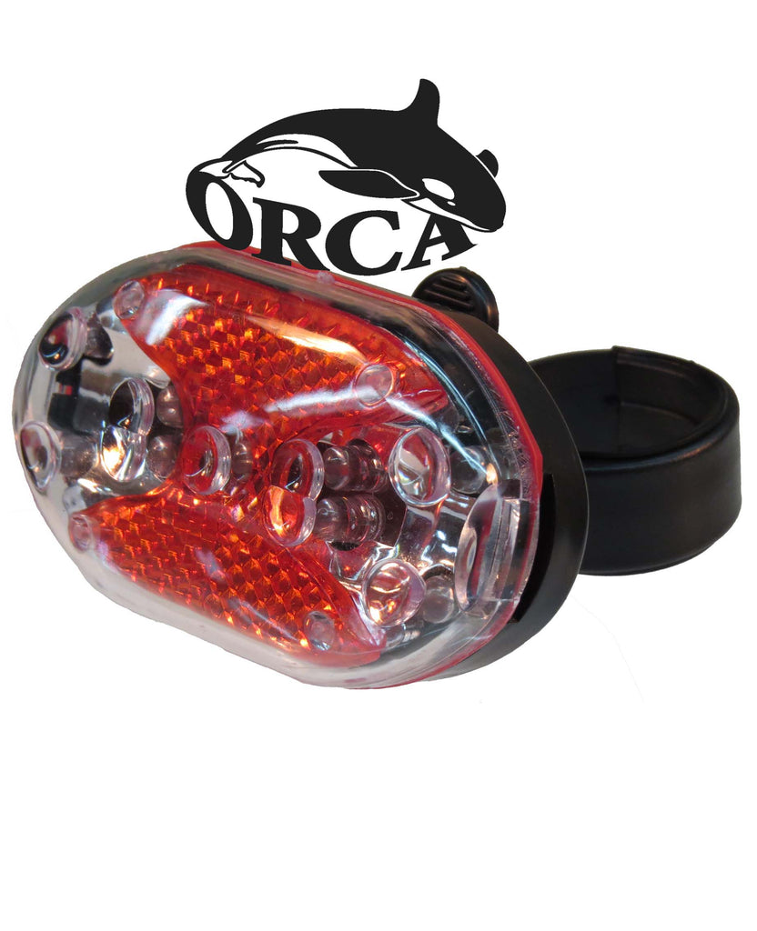 פנס אחורי לאופניים חשמליות 9 לדים ORCA תאורה חזקה במיוחד