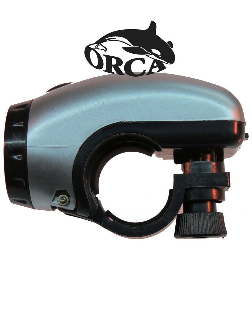 פנס 5 לדים קידמי אפור לאופניים ORCA