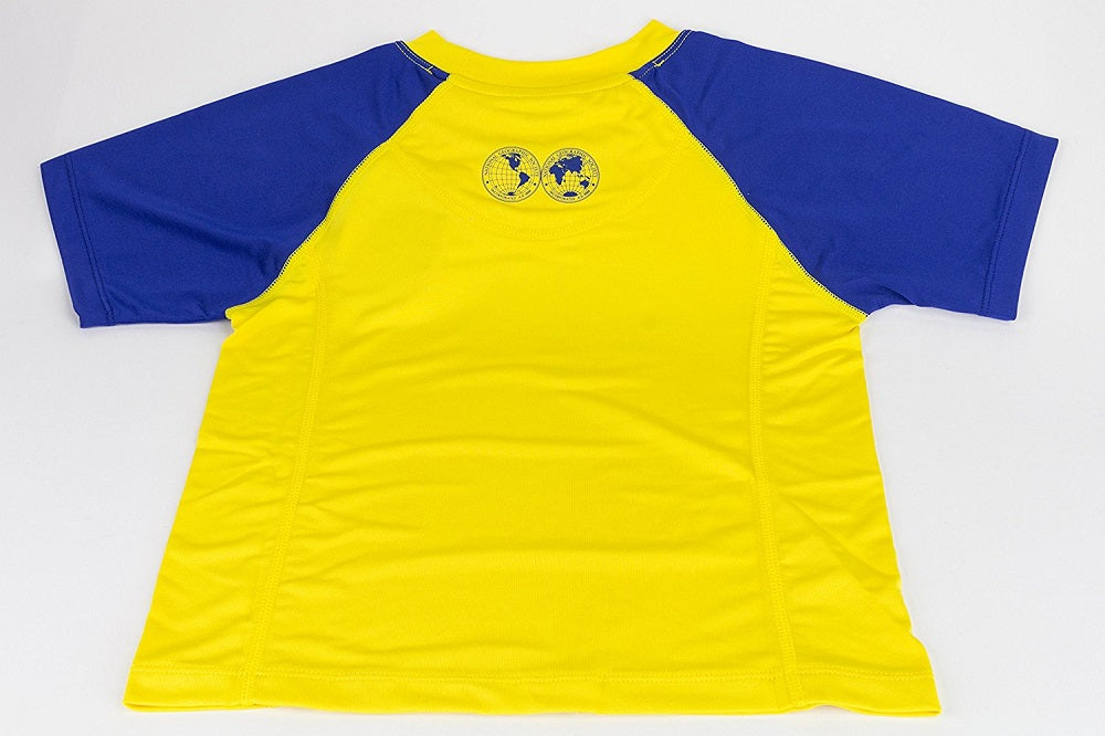 חולצת שחייה גלישה וחתירה ראשגארד RASH GUARD שרוול קצר, הגנה גבוהה מקרני UV +50 אידיאלי לספורט ימי ושהייה בשמש נשיונל ג'יאוגרפיק ™National Geographic