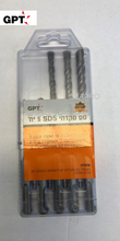 טען תמונה למציג הגלריה, סט מקדחי SDS 5יח' במזוודה קשיחה דגם TODK5 תוצרת GPT