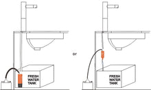 טען תמונה למציג הגלריה, משאבה טבולה 12V 500 גלון/שעה מתאים למים מתוקים / מי ים / דיזל דגם SFP1G500-02 תוצרת SEAFLO משאבת מים 