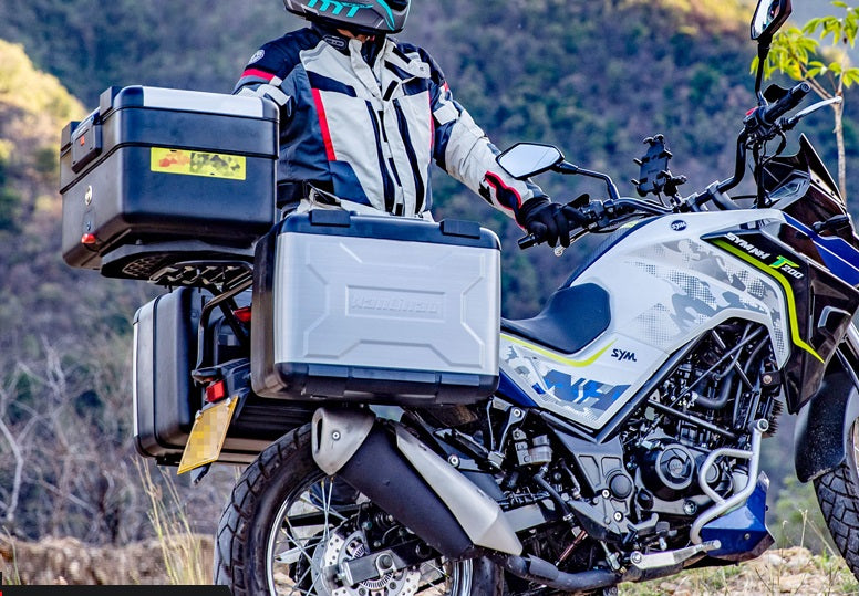 זוג ארגזי צד לאופנוע 25/35 ליטר ארגז עם אפשרות להרחבה דגם V69S WLH