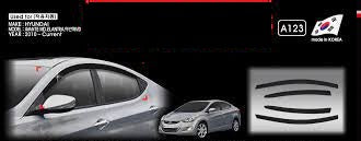 מגן רוח לרכב יונדאי אלנטרה I35 מ-2011-2016-AUTOCLOVER קוריאה - סט 4 חלקים הדבקה חיצונית