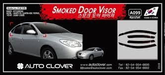 מגן רוח לרכב יונדאי אלנטרה מ-06-2011-AUTOCLOVER קוריאה - סט 4 חלקים הדבקה חיצונית