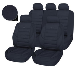 חיפוי מושב ריפוד 11 חלק׳ טייפון שחור חדש AMERICAN EAGLE
