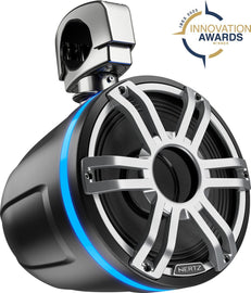 רמקול טאואר ימי עוצמתי 8״ טכנולוגיית Compression Driver הספק 200W עכבה 4 אוהם דגם HTX 8H S-FL-G תוצרת Hertz