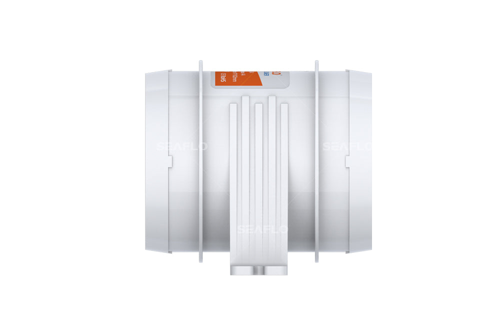 מפוח אוויר קווי 12V 400 מק"ש מתאים לכלי שייט אוטובוס או מערכת אוורור תקן ISO8846 דגם SFIB1-235-04 תוצרת SEAFLO 