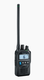 מכשיר קשר ימי נייד היברידי VHF ימי וקרקעי 136-174MHz עמיד IP67 הספק 5W דגם IC-M85E תוצרת Icom®