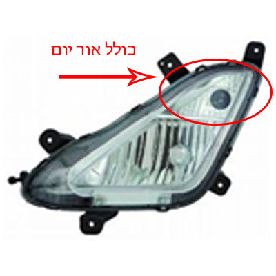 פנס ערפל שמאלי DEPO ליונדאי I35 2015-2016