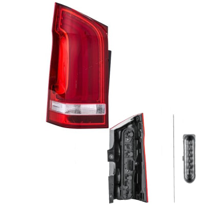 פנס אחורי ימני DEPO LED למרצדס V-CLASS / מרצדס EQV 2015-2026