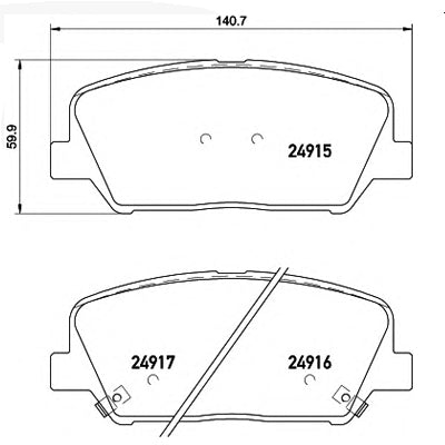 צלחות בלם DR!VE+ לקיה CEED / קיה OPTIMA 2012-2026