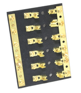 בלוק פיוזים וטרמינלים 12V עד 20A מידות 8.3×7.6 ס״מ קומפקטי לסירה, רכב וקרוואן דגם LZ-99745 תוצרת Lalizas