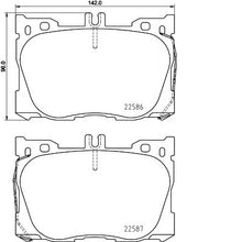 טען תמונה למציג הגלריה, צלחות בלם HELLA למרצדס GLC / מרצדס E-CLASS 2016-2026