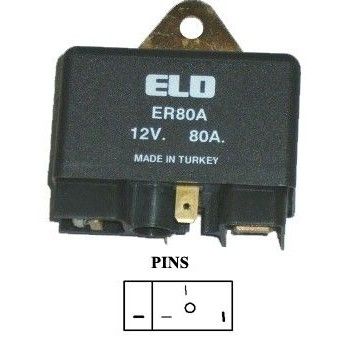 רליי HD 80A 12V
