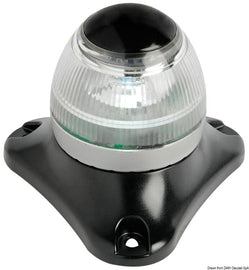 אור ניווט לד אדום סביב 360° גוף שחור סוג V W לכלי שייט עד 50 מ' 12/24 דגם 11.061.02 תוצרת Osculati