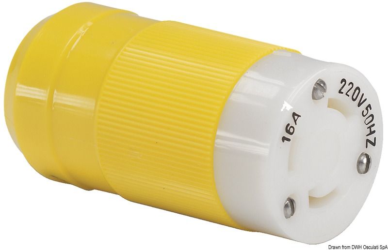 תקע ימי 16AMP לחשמל בסירה דגם 14.305.00 תוצרת Osculati