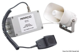 מערכת כריזה 12V דגם MARCO מק״ט 21.427.12 לכלי שייט תוצרת Osculati