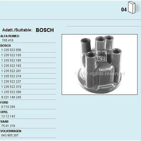 רכיב הצתה FACET לפולקסווגן CADDY / פולקסווגן JETTA 1990-2026
