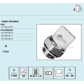 חיישן FACET לפולקסווגן CADDY / פולקסווגן JETTA 1990-2026