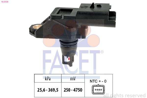 חיישן FACET לטויוטה PROACE / פיג'ו 208 2008-2022