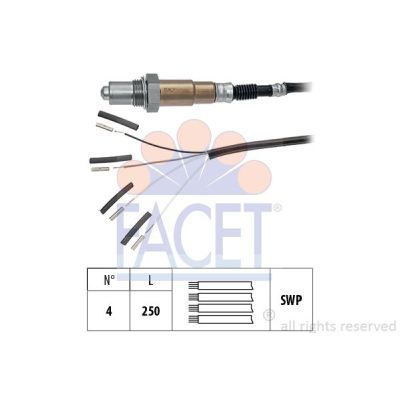 חיישן חמצן FACET לקיה SORENTO / יונדאי ACCENT 1997-2022 ועוד 9 דגמים