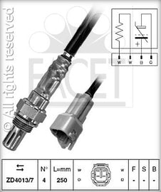 חיישן חמצן FACET לסוזוקי JIMNY / סוזוקי GRAND-VITARA 1998-2026