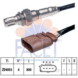 חיישן חמצן FACET לפולקסווגן PASSAT / אאודי A4 1997-2008