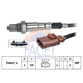 חיישן חמצן FACET לסקודה RAPID / פולקסווגן TRANSPORTER-T3-VAN 2004-2026