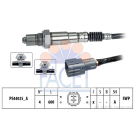 חיישן חמצן FACET לטויוטה YARIS 2000-2000 | קדמי