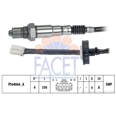 חיישן חמצן FACET למיצובישי COLT 2011-2011