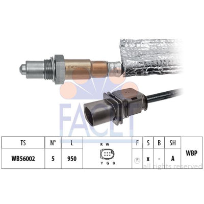 חיישן חמצן FACET לב.מ.וו 3-SERIES / ב.מ.וו 5-SERIES 2004-2013 | קדמי
