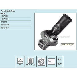 מתג לחץ שמן FACET לוולבו S80 / וולבו XC90 1997-2014 | 7.0056