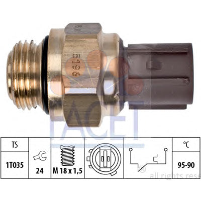 מתג מאוורר FACET להונדה JAZZ / הונדה CIVIC 1998-2014 | 7.5196