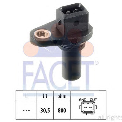 חיישן מהירות ABS FACET לפולקסווגן GOLF / פולקסווגן TRANSPORTER-T3-VAN 1991-2013 | 9.0028