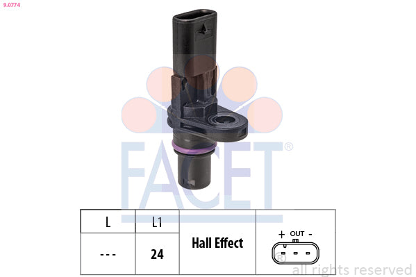 חיישן גל FACET לסקודה KODIAQ / סקודה OCTAVIA 2009-2026