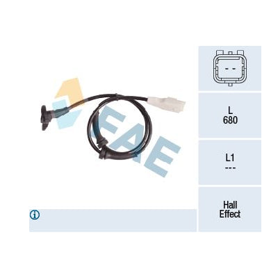 חיישן מהירות קדמי ABS FAE לסיטרואן C4 2004-2011 | 78181