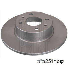 צלחת בלם אחורי מולטיפלה אחורי BLUE PRINT לפיאט MULTIPLA 2001-2008 / פיאט BRAVO 2009-2012 ועוד דגם אחד אלפא מק