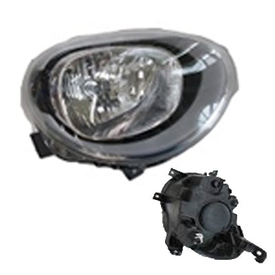 פנס ראשי שמאלי DEPO לפיאט 500X 2015-2020 F500X מושחרL H4 מק"ט DEP485077EM2L