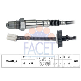 חיישן חמצן FACET למיצובישי COLT 2011-2011 סמארט 1.2L מק
