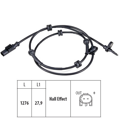חיישן מהירות אחורי ימני FACET לאלפא רומיאו 147 2002-2009 עדL+R מק"ט FAC210141