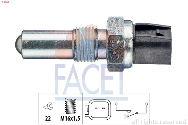 מתג רוורס לפורד FOCUS 2007-2022 / פורד FIESTA 2009-2018 ועוד 4 דגמים M2 מק"ט FAC76283