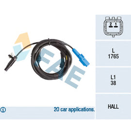 חיישן מהירות גלגל אחורי FAE לפיג'ו 508 2010-2018 / פיג'ו 508-I 2010-2018 P508 מק