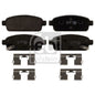 רפידות בלם אחורי FEBI לשברולט CRUZE 2009-2026 / שברולט AVEO 2011-2026 ועוד 9 דגמים קרוז אופטרה אורלנדו מק